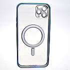 Чохол накладка з MagSafe Stylish Case для Apple iPhone 11 Pro Max Blue, фото 4