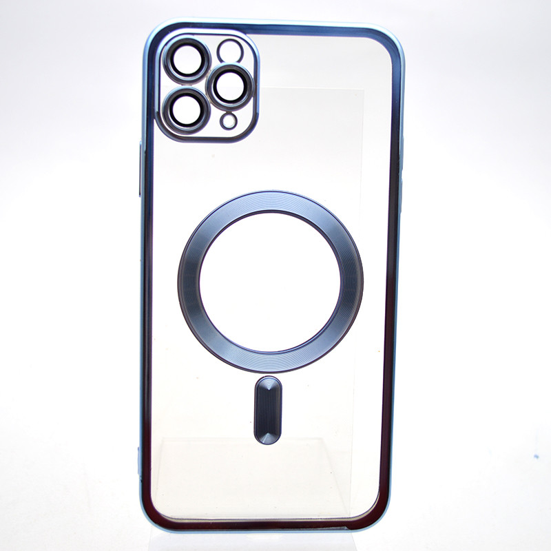 Чохол накладка з MagSafe Stylish Case для Apple iPhone 11 Pro Max Light Blue, фото 1