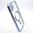 Чохол накладка з MagSafe Stylish Case для Apple iPhone 11 Pro Max Light Blue, фото 2