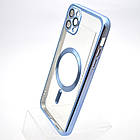 Чохол накладка з MagSafe Stylish Case для Apple iPhone 11 Pro Max Light Blue, фото 3