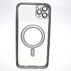 Чохол накладка з MagSafe Stylish Case для Apple iPhone 11 Pro Max Light Blue, фото 4