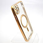 Чохол накладка з MagSafe Stylish Case для Apple iPhone 11 Pro Max Gold, фото 2