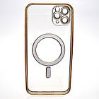 Чохол накладка з MagSafe Stylish Case для Apple iPhone 11 Pro Max Gold, фото 5