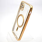 Чохол накладка з MagSafe Stylish Case для Apple iPhone 11 Pro Max Gold, фото 3