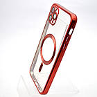Чохол накладка з MagSafe Stylish Case для Apple iPhone 11 Pro Max Rose Red, фото 3