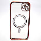 Чохол накладка з MagSafe Stylish Case для Apple iPhone 11 Pro Max Rose Red, фото 5