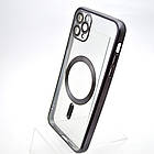 Чохол накладка з MagSafe Stylish Case для Apple iPhone 11 Pro Max Black, фото 3