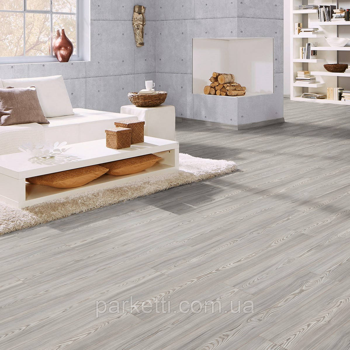 Krono Original Vintage K474 Модрина Ойстер Сканді (Oyster Scandi Larch), ламінат, фото 1