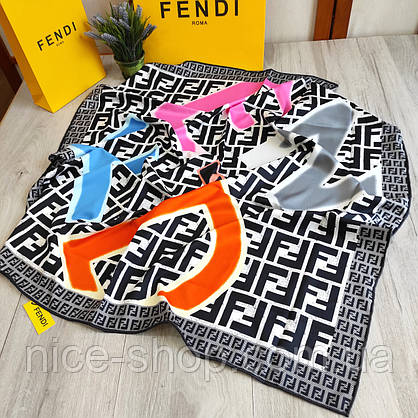 Хустка Fendi з ручною підшивкою, фото 3