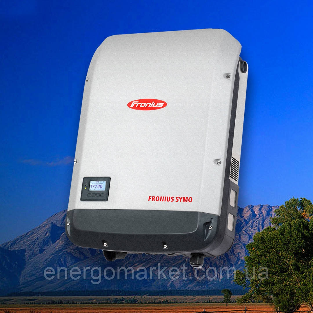 Мережевий інвертор Fronius Symo 15.0-3-M 15 кВт (2MPPT+WLAN) +моніторинг
