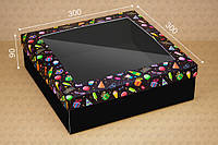 Подарочная коробка Wonderpack Праздничная для текстиля М0004о14
