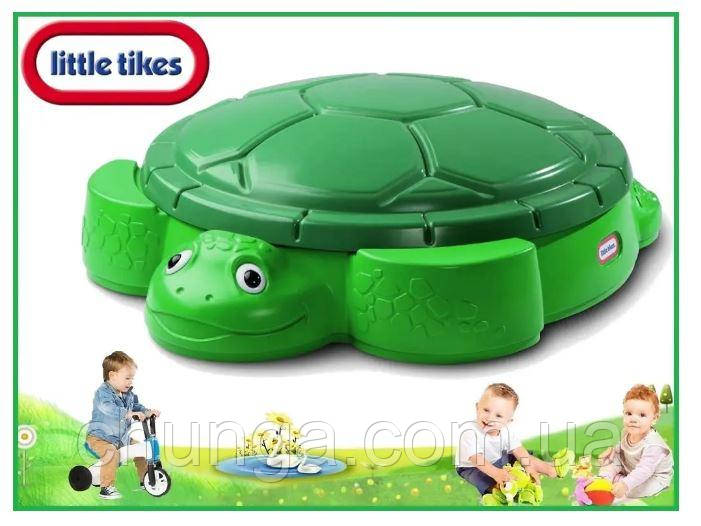 Пісочниця черепаха з кришкою Little Tikes США (631566)- 09