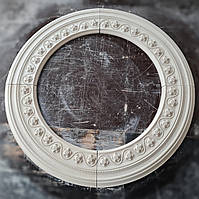 Розетка потолочная из гипса р-138 Ø1500мм, классическая, круглая, кольцо, с декором, лепнина из гипса