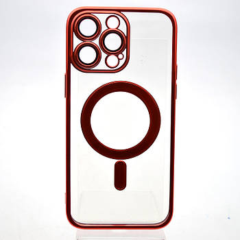 Чохол накладка з MagSafe Stylish Case для Apple iPhone 14 Pro Max Rose Red