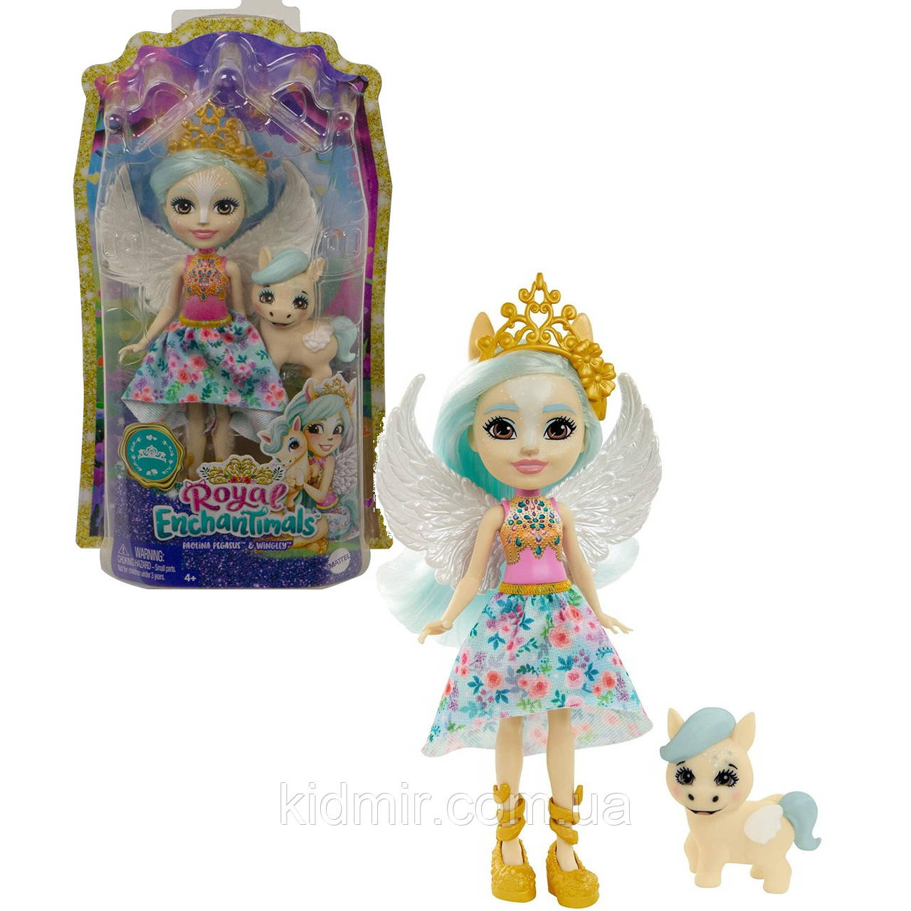 Enchantimals GYJ03 Лялька Паоліна Пегас з вихованцем, фото 1