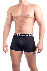 Труси чоловічі шорти боксерки на широкій гумці Lotto чорні розмір 54