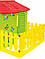 Дитячий ігровий будиночок Mochtoys пластиковий 12 м +, фото 3