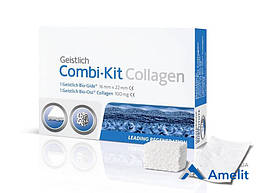 Кістковий матеріал Combi-Kit Collagen (Geistlich), набір 100 мг + мембрана 16х22 мм