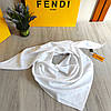 Хустка Fendi шовк біла, фото 7