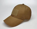 Бейсболка тактическая Койот браун (Tactical Cap Coyote Brown), фото 7