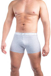 Труси чоловічі шорти боксерки на широкій гумці Lotto сірі розмір 52