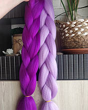 Канекалон канекалони косички кольоровий сереневий фіолетовий