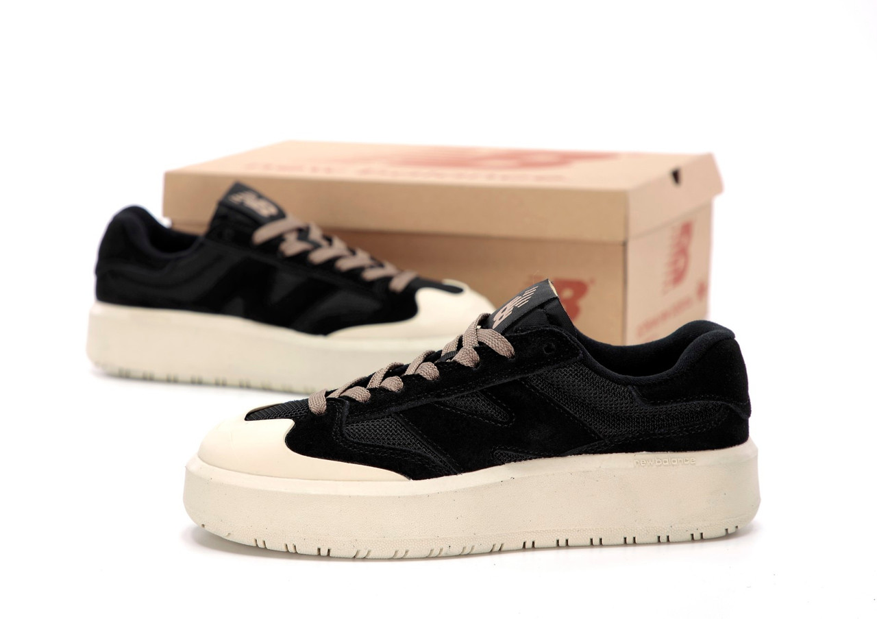 Кросівки жіночі весна літо чорні з білим New Balance CT302 Black. Жіноче взуття низькі Нью Баланс СТ302