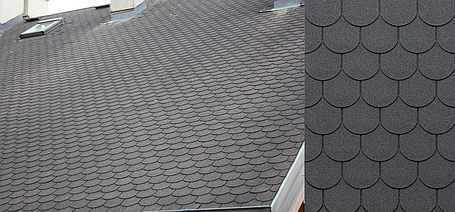 Бітумна черепиця Tegola ECO ROOF TRADITIONAL Mixed Slate, фото 3