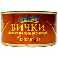 Бички обсмажені у томатному соусі "Морський Пролив" 240 г/48 шт.ящ