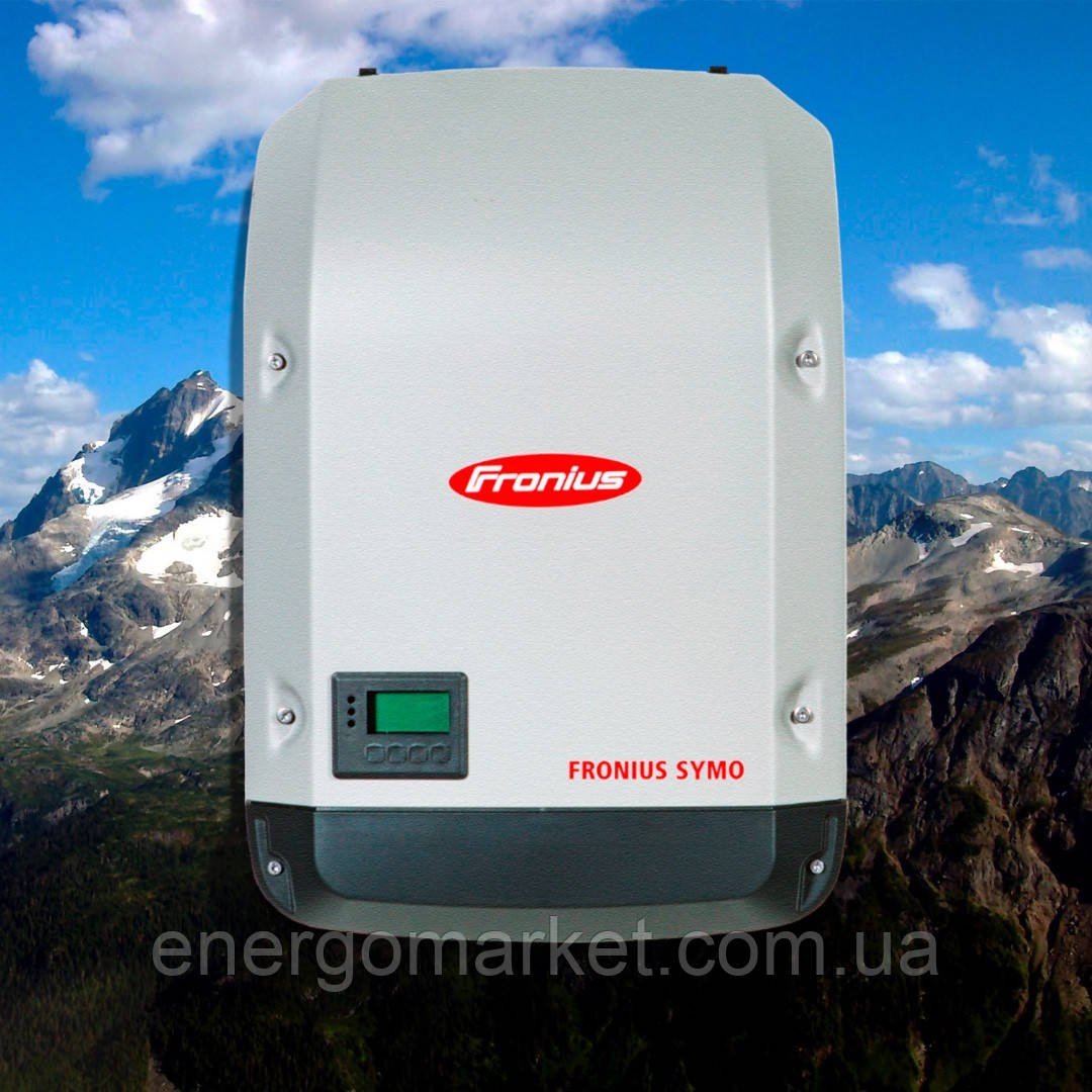 Мережевий трифазний інвертор Fronius Symo 10.0-3-M Light (10 кВт/2 MPPT/без вбудованого моніторингу)