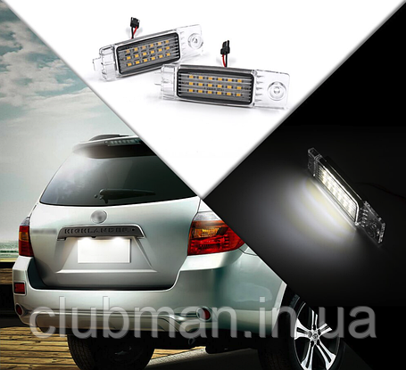 LED підсвітка номера для TOYOTA (Тойота) Hiace, Highlander, RAV4, Land Cruiser 200, фото 1