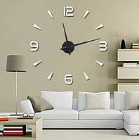 60-130 см, 3д часы, большие настенные часы Арабские полосы, белые, 3 д часы