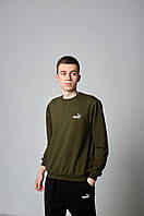 Чоловічий світшот Puma, хакі кольору