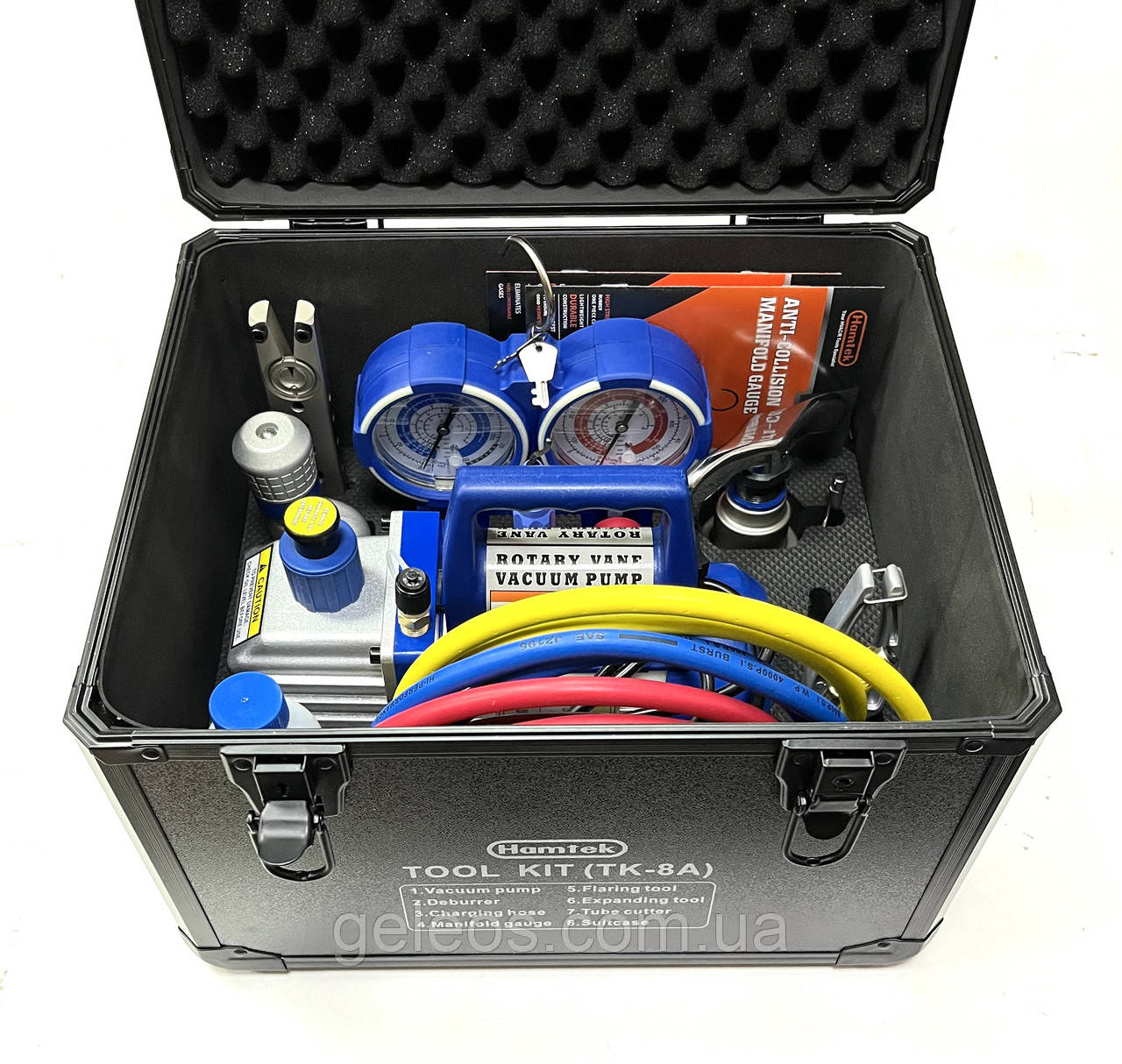Вакуумний насос в наборі для монтажу кондиціонерів TK-8А Hamtek