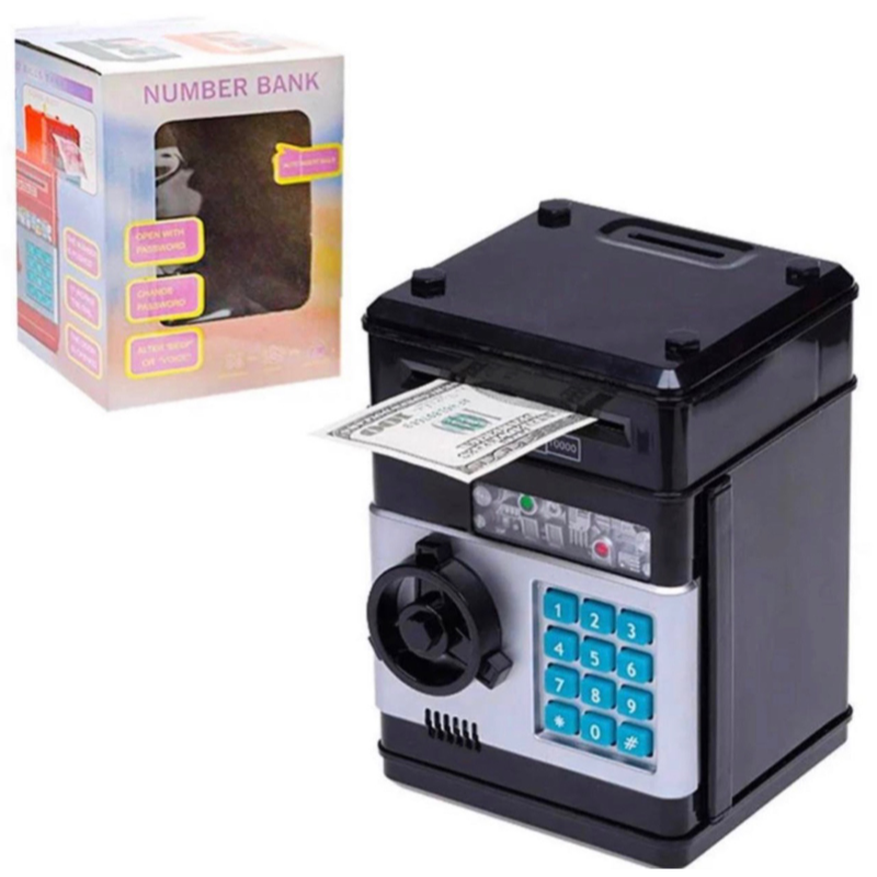Электронная копилка- сейф с кодовым замком, детский банкомат - фото 5 - id-p1837239948