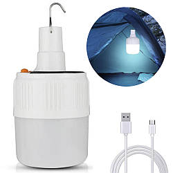 Акумуляторна лампа для кемпінгу, підвісна BK-1820, 5вт, USB / Туристичний ліхтар з гачком