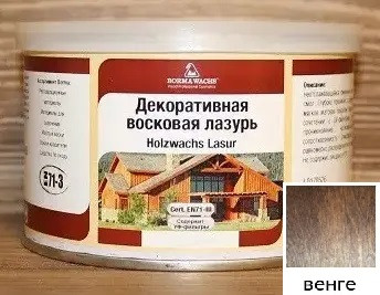 Воскова морилка для дерева венге, банка 1л (розлив), фото 1