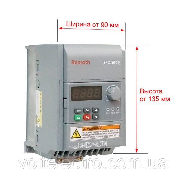 Преобразователь частоты Bosch Rexroth EFC3600 0.75 кВт 220В - фото 5 - id-p23772517