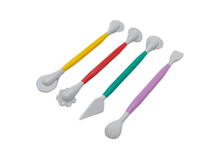 Інструменти (набір) для кондитерські мастики в наборі 4 штуки L 17 cm. Кондитерські інструменти та аксесуари