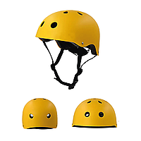 Детский защитный шлем для велосипеда A1 331 Желтый размер М (52-58 см)