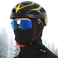 Балаклава флисовая зимняя West Biking, подшлемник эластичный 26x41см, черная