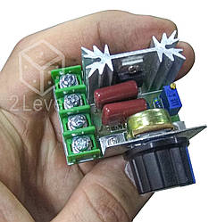 Плата регулятор обертів двигуна 2 кВт Блок керування змінного струму Симісторний регулятор напруги