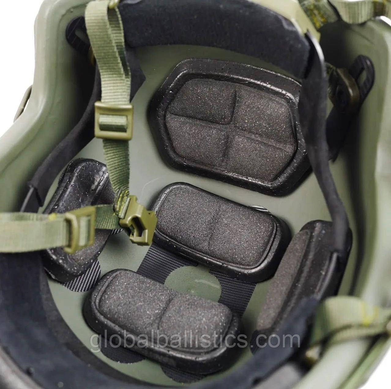 Тактический Шлем Каска FAST олива в кавере с наушниками Earmor M32 + крепление к шлему Кевларовый - фото 8 - id-p1837274485