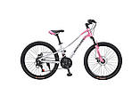 Велосипед дитячий Montasen Mountain bike 24" AB03 рожевий, фото 2