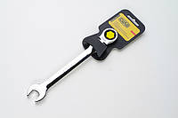 Ключ рожково-накидной СИЛА с трещоткой и шарниром CrV 10мм (032810)