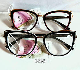 Стильні жіночі окуляри з золотим і срібним обідком Модель 0566
