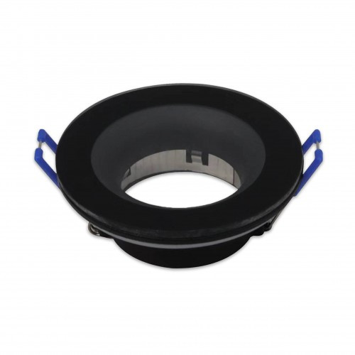 Світильник точковий Horoz зі склом KAKTUS-R MR16 чорний IP65 015-034-0001-020