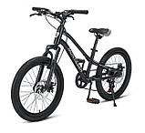 Велосипед 20 дюймів дитячий Montasen Mountain bike 20" AB03 чорний, фото 3