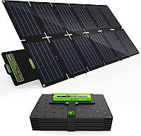Портативная солнечная складная панель TopSolar SolarFairy 100W, 12 секций (Black)