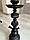 Кальян на 1 трубку на 1 персон заввишки 36 см чорний Hookah Meile, фото 3